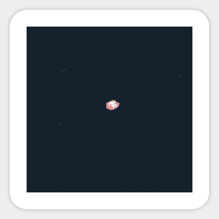 Sofa Chair in Space Sticker